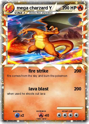 Pokemon mega charzard Y
