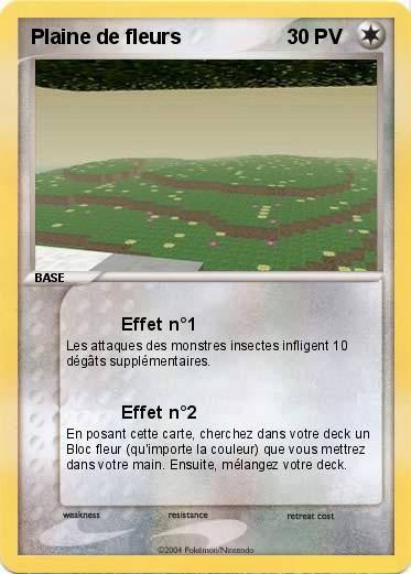 Pokemon Plaine de fleurs
