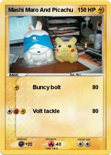 Pokemon Mashi Maro And Picachu