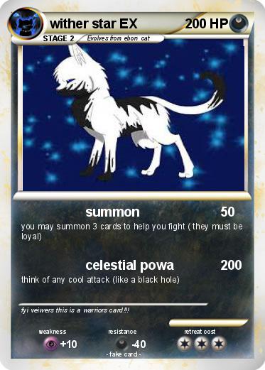 Pokemon wither star EX