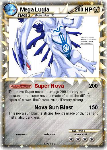 Pokemon Mega Lugia