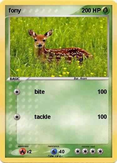 Pokemon fony
