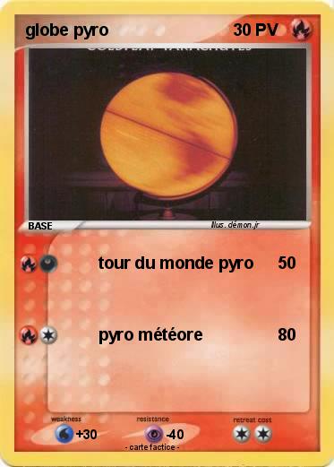 Pokemon globe pyro
