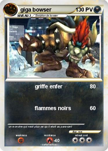 Pokemon giga bowser