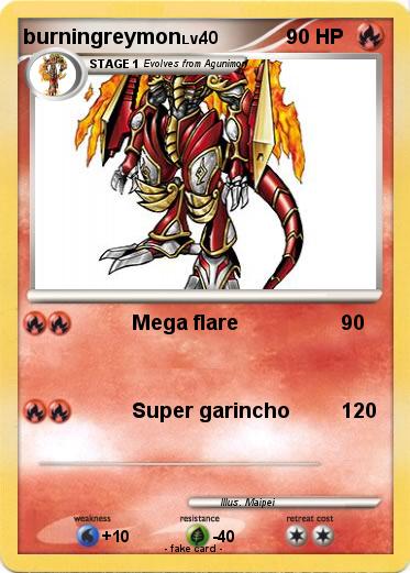 Pokemon burningreymon