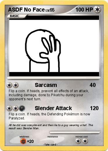 Pokemon ASDF No Face