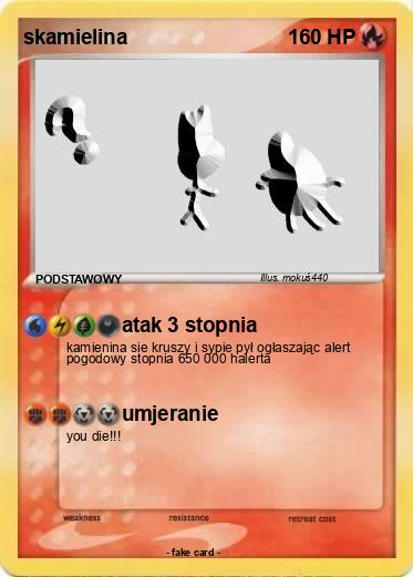 Pokemon skamielina