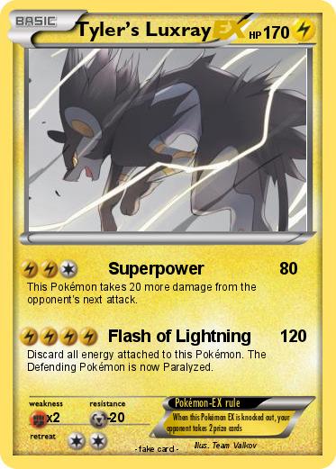 Pokemon Tyler’s Luxray