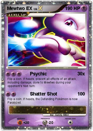 Pokemon Mewtwo EX