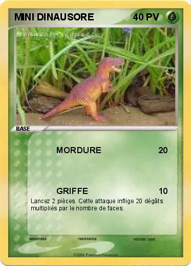 Pokemon MINI DINAUSORE