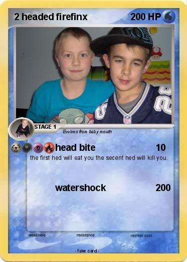 Pokemon 2 headed firefinx