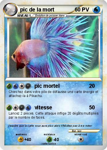 Pokemon pic de la mort