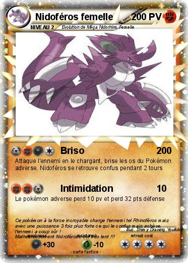 Pokemon Nidoféros femelle