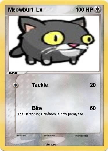 Pokemon Meowburt  Lx