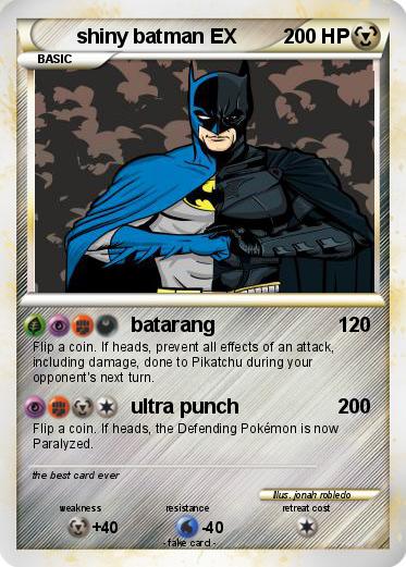 Pokemon shiny batman EX