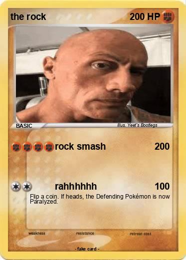 Pokemon the rock