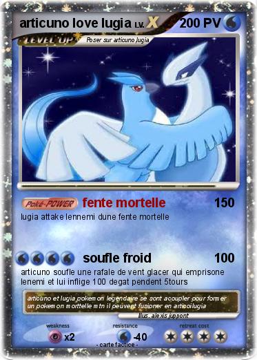 Pokemon articuno love lugia