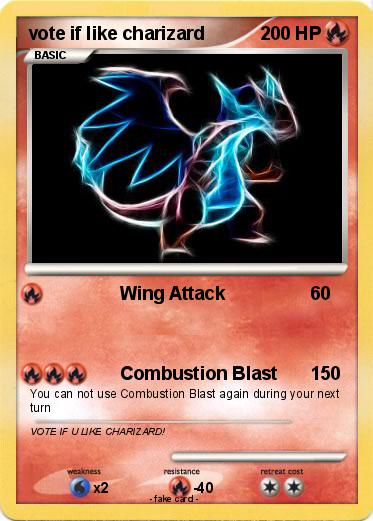 Pokemon vote if like charizard