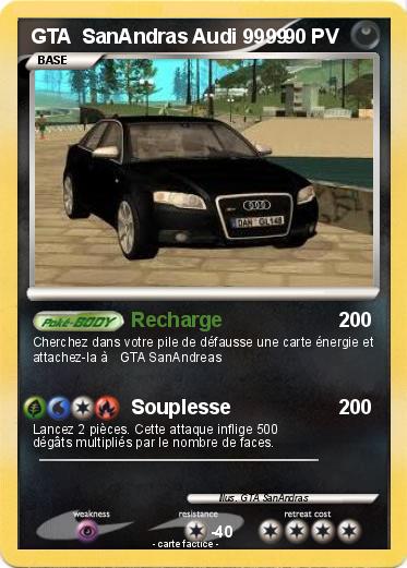 Pokemon GTA  SanAndras Audi 9999