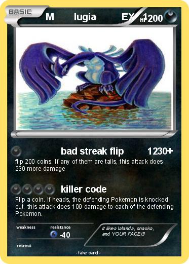 Pokemon M        lugia          EX   1