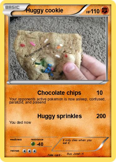 Pokemon Huggy cookie