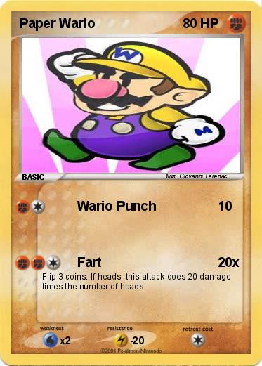 Pokemon Paper Wario