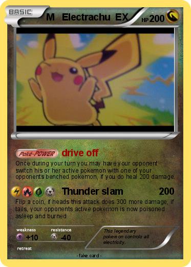 Pokemon M   Electrachu  EX