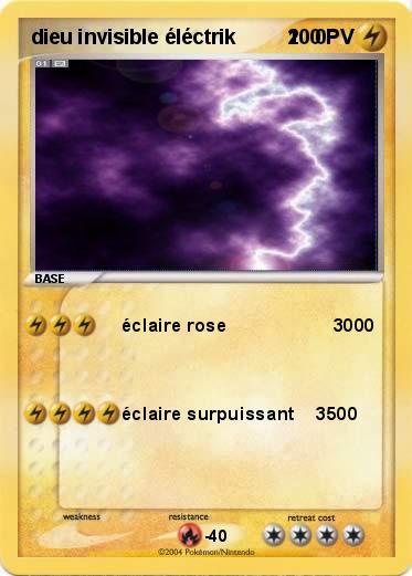 Pokemon dieu invisible éléctrik         2   0      
