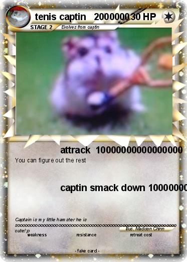 Pokemon tenis captin   2000000