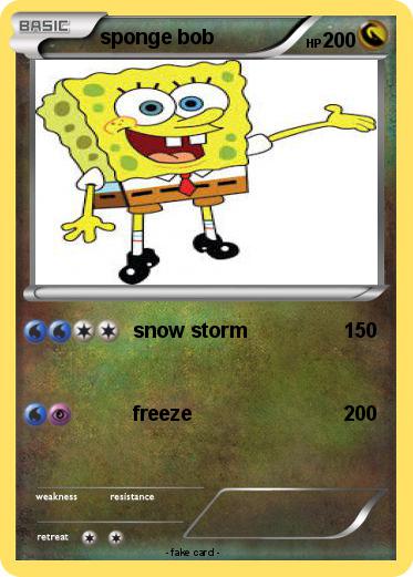 Pokemon sponge bob