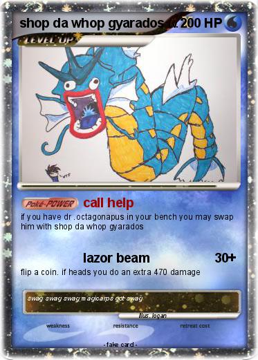 Pokemon shop da whop gyarados