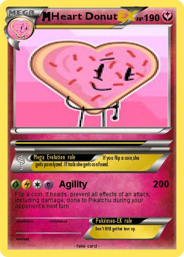 Pokemon Heart Donut