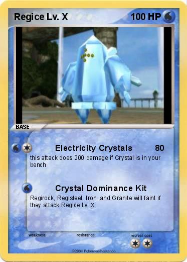 Pokemon Regice Lv. X