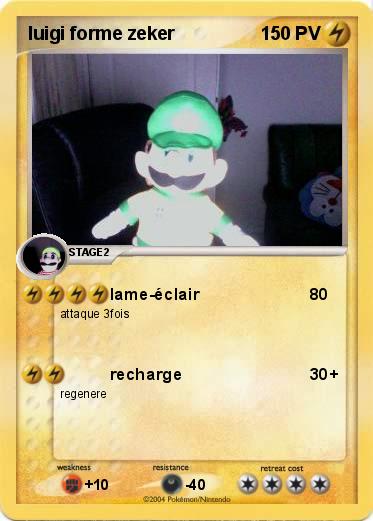 Pokemon luigi forme zeker