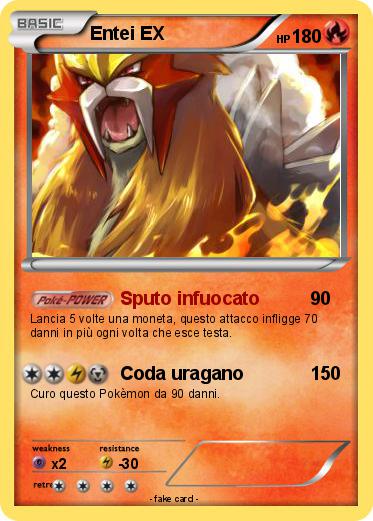 Pokemon Entei EX