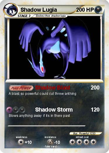 Pokemon Shadow Lugia