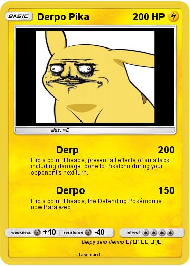 Pokemon Derpo Pika