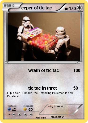 Pokemon ceper of tic tac