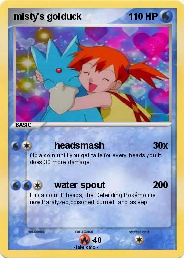 Pokemon misty's golduck