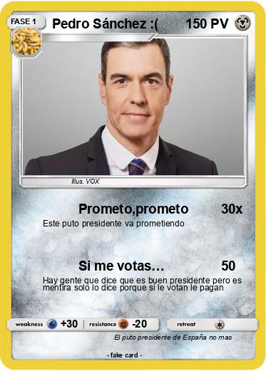 Pokemon Pedro Sánchez :(