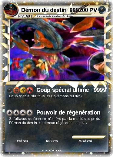 Pokemon Démon du destin  999