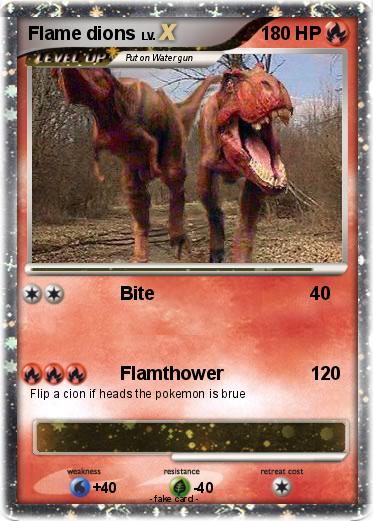 Pokemon Flame dions