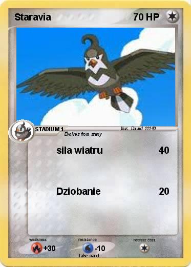 Pokemon Staravia