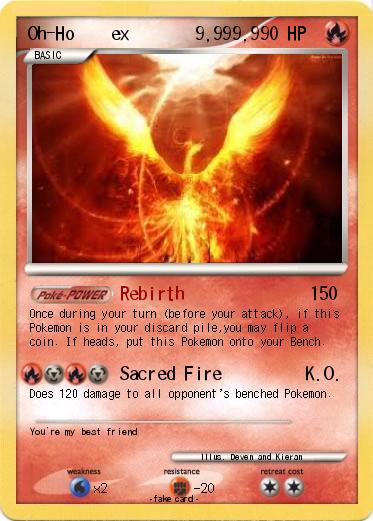 Pokemon Oh-Ho    ex       9,999,9