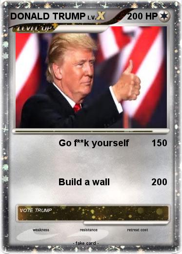 Pokemon DONALD TRUMP