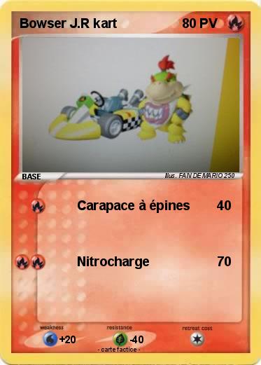 Pokemon Bowser J.R kart