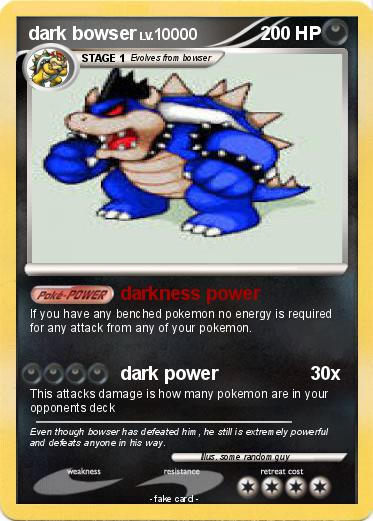 Pokemon dark bowser
