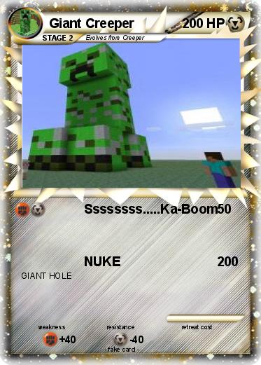 Pokemon Giant Creeper