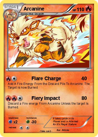 Pokemon Arcanine