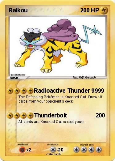 Pokemon Raikou